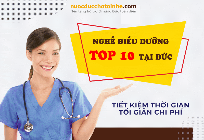 Ngành điều dưỡng luôn tuộc TOP 10 tại Đức